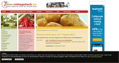 Desktop Screenshot of mittagstisch.de